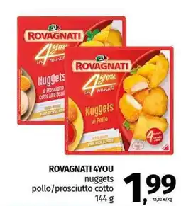 Pam ROVAGNATI 4YOU nuggets pollo/prosciutto cotto offerta