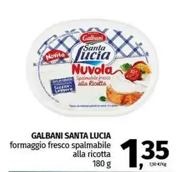 Pam GALBANI SANTA LUCIA formaggio fresco spalmabile alla ricotta offerta