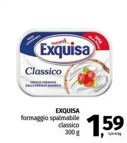 Pam EXQUISA formaggio spalmabile classico offerta