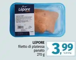 Pam LEPORE filetto di platessa panato offerta