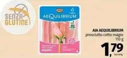 Pam AIA AEQUILIBRIUM prosciutto cotto magro offerta