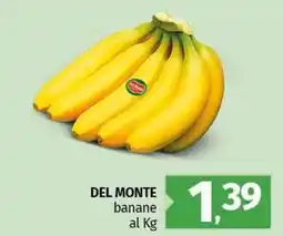 Pam DEL MONTE banane offerta