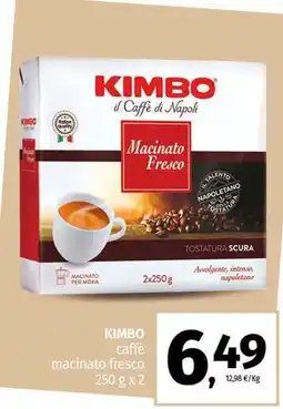 Pam KIMBO caffè macinato fresco offerta