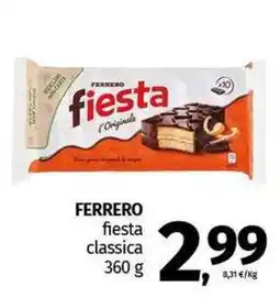 Pam FERRERO fiesta classica offerta