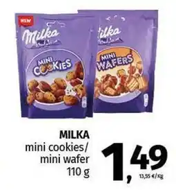 Pam MILKA mini cookies/ mini wafer offerta