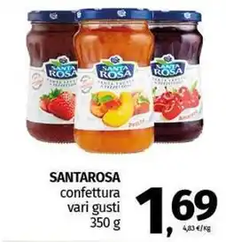 Pam SANTA ROSA confettura vari gusti offerta