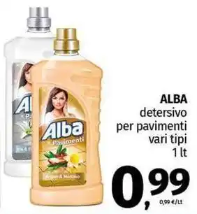 Pam ALBA detersivo per pavimenti vari tipi offerta