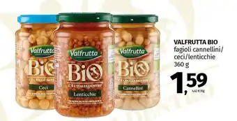 Pam VALFRUTTA BIO fagioli cannellini/ ceci/lenticchie offerta