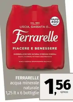 Pam FERRARELLE acqua minerale naturale offerta