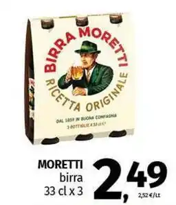 Pam MORETTI birra offerta