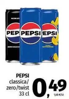 Pam PEPSI classica/ zero/twist offerta