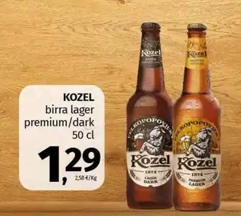 Pam KOZEL birra lager premium/dark offerta