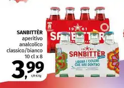 Pam SANBITTÈR aperitivo analcolico classico/bianco offerta