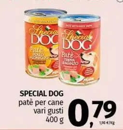 Pam SPECIAL DOG patè per cane vari gusti offerta