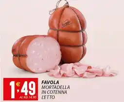 Sisa Favola mortadella in cotenna offerta