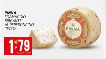 Sisa Pinna formaggio brigante al peperoncino offerta