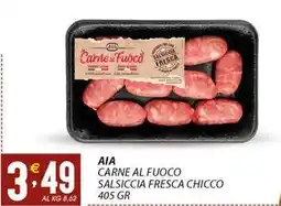 Sisa AIA Carne al fuoco salsiccia fresca chicco offerta