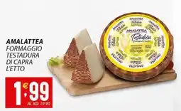 Sisa Amalattea formaggio testadura di capra offerta