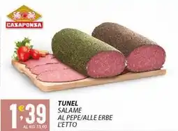 Sisa Tunel salame al pepe/alle erbe offerta