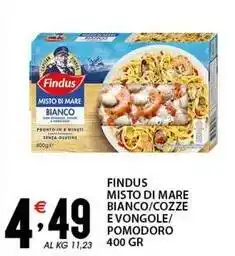 Sisa Findus misto di mare bianco/cozze evongole/ pomodoro offerta