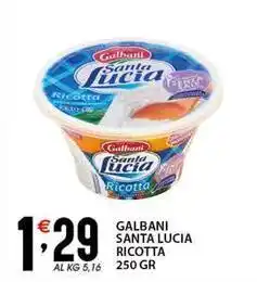 Sisa Galbani santa lucia ricotta offerta