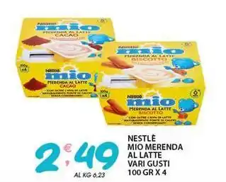 Sisa Nestlé mio merenda al latte offerta