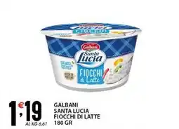 Sisa Galbani santa lucia fiocchi di latte offerta