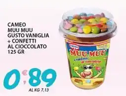 Sisa Cameo muu muu gusto vaniglia + confetti al cioccolato offerta