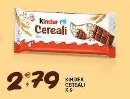 Sisa Kinder cereali offerta