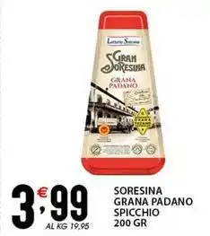 Sisa Soresina grana padano spicchio offerta