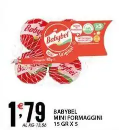 Sisa Babybel mini formaggini offerta