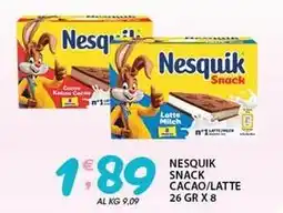 Sisa Nesquik snack cacao/latte offerta