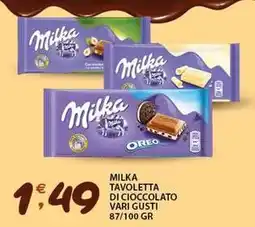 Sisa MILKA Tavoletta di cioccolato offerta