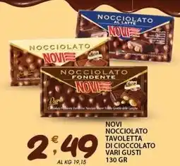 Sisa Novi tavoletta di cioccolato offerta