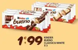 Sisa KINDER Bueno classico/white offerta