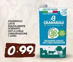 Sisa Granarolo latte parzialmente scremato uht a lunga conservazione offerta