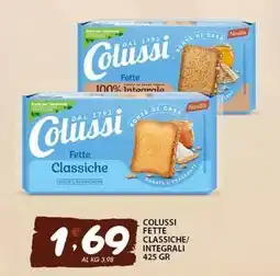 Sisa Colussi fette classiche/ integrali offerta