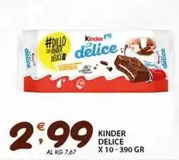 Sisa Kinder delice x10 offerta