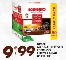 Sisa Kimbo macinato fresco espresso formula bar offerta