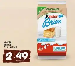 Sisa Kinder brioss offerta