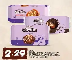 Sisa Bauli b girella l'originale classica/ caramello/cacao e GIRELLA offerta