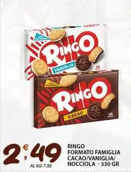 Sisa Ringo formato famiglia cacao/vaniglia/ nocciola offerta