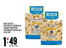 Sisa De cecco pasta di semola offerta