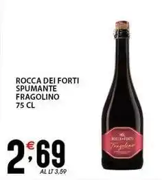 Sisa Rocca dei forti spumante fragolino offerta