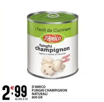 Sisa D'amico funghi champignon naturali offerta