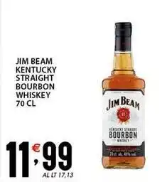 Sisa Jim beam kentucky straight bourbon whiskey offerta