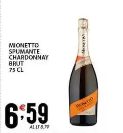 Sisa Mionetto spumante chardonnay brut offerta