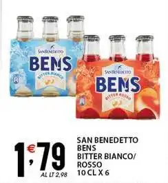 Sisa San benedetto bens bitter bianco/ rosso offerta