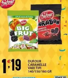 Sisa Dufour caramelle vari tipi offerta