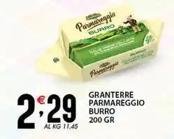 Sisa Granterre parmareggio burro offerta